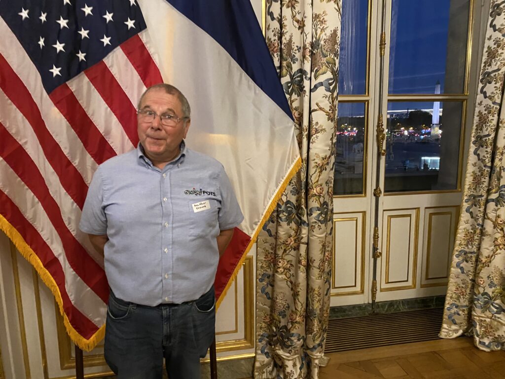 Matt at the Talleyrand Hotel in Paris, France.